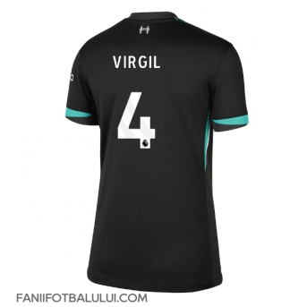 Liverpool Virgil van Dijk #4 Tricou Fotbal Replică 2024-25 Femei Deplasare